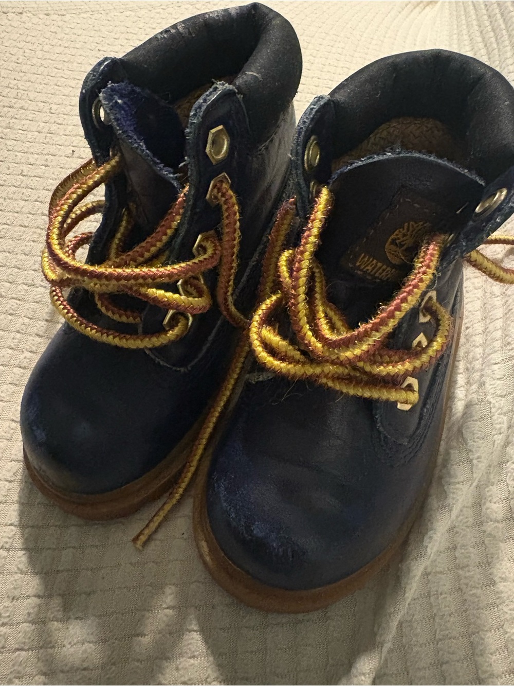 Baby Timberland  Blue Waterproof Boots Size 5M